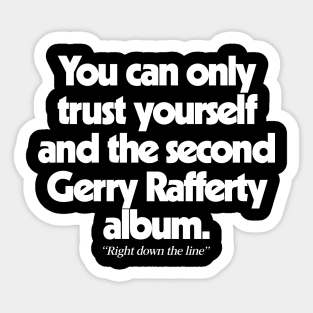 Gerry Rafferty Sticker